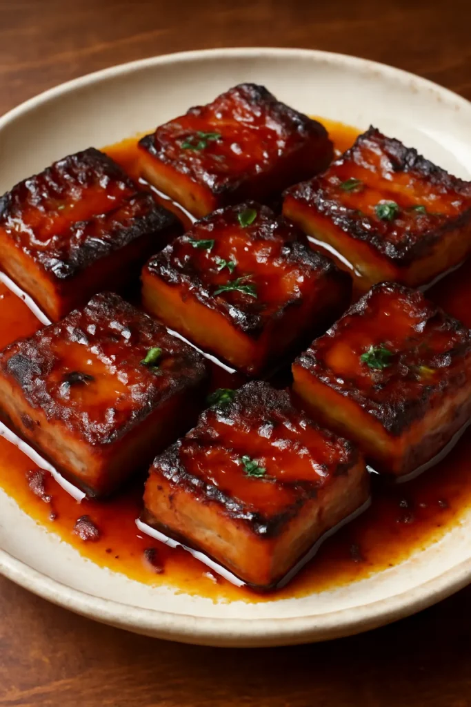 Caramelized Honey Glazed Pork Belly