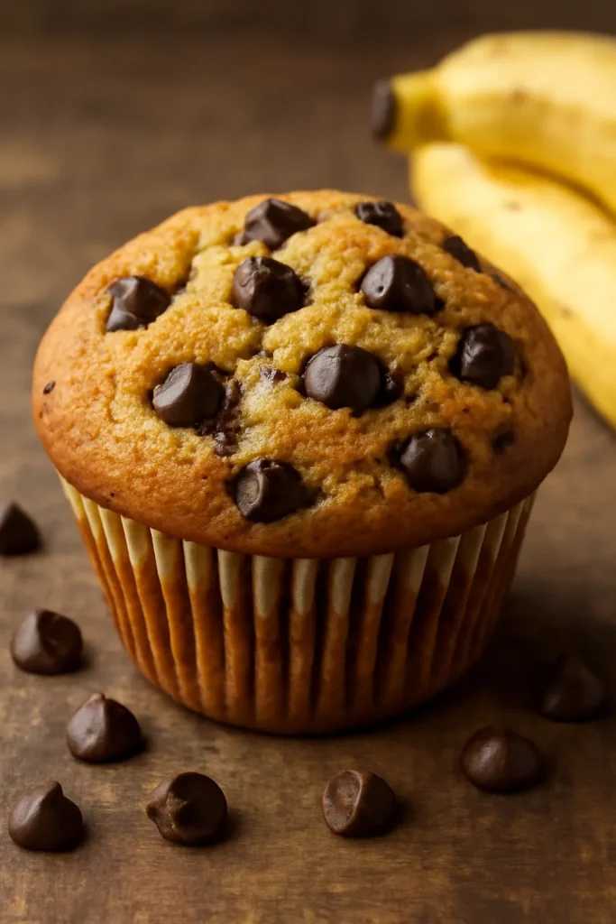Chocolate Chip Banana Muffin