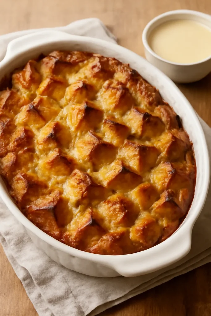 Condensed Milk Bread Pudding