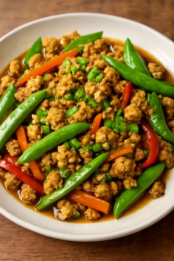 Easy Ground Chicken Stir Fry