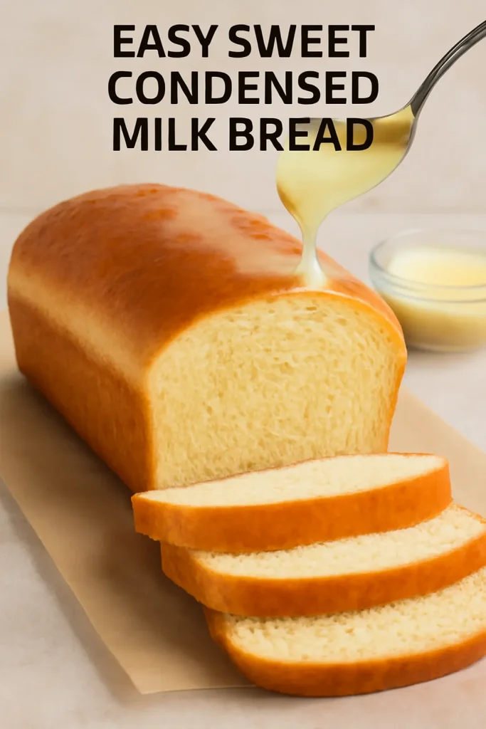 Easy Sweet Condensed Milk Bread