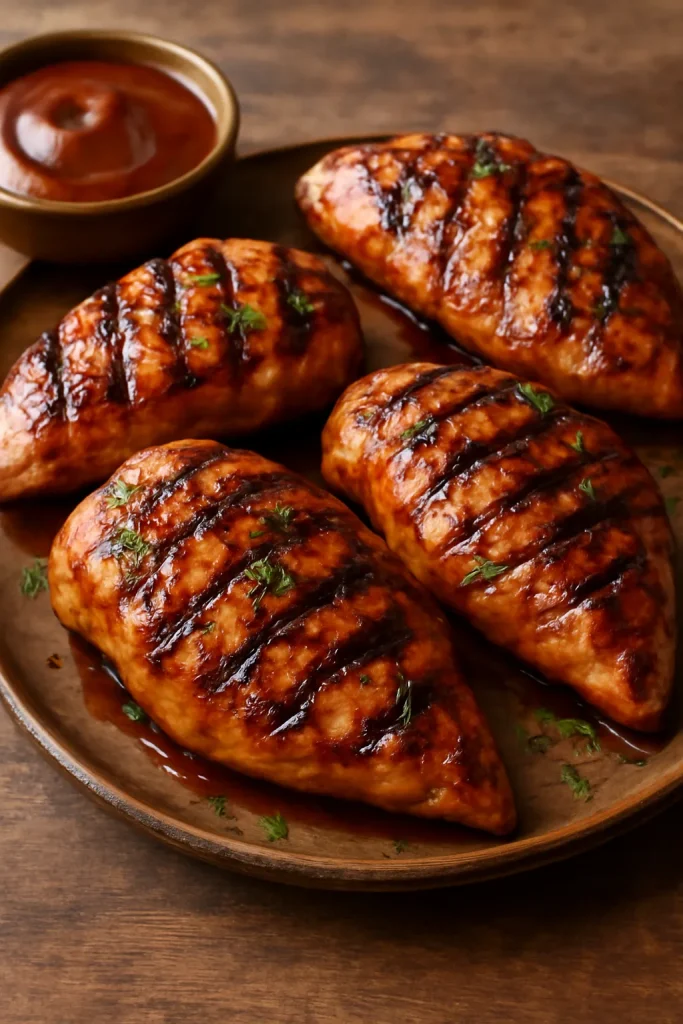 Grilled BBQ Chicken Breasts