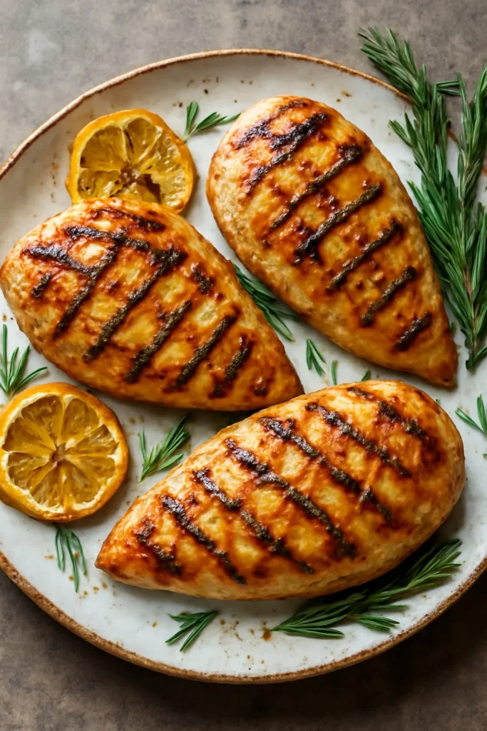 Grilled Lemon Rosemary Chicken Breast