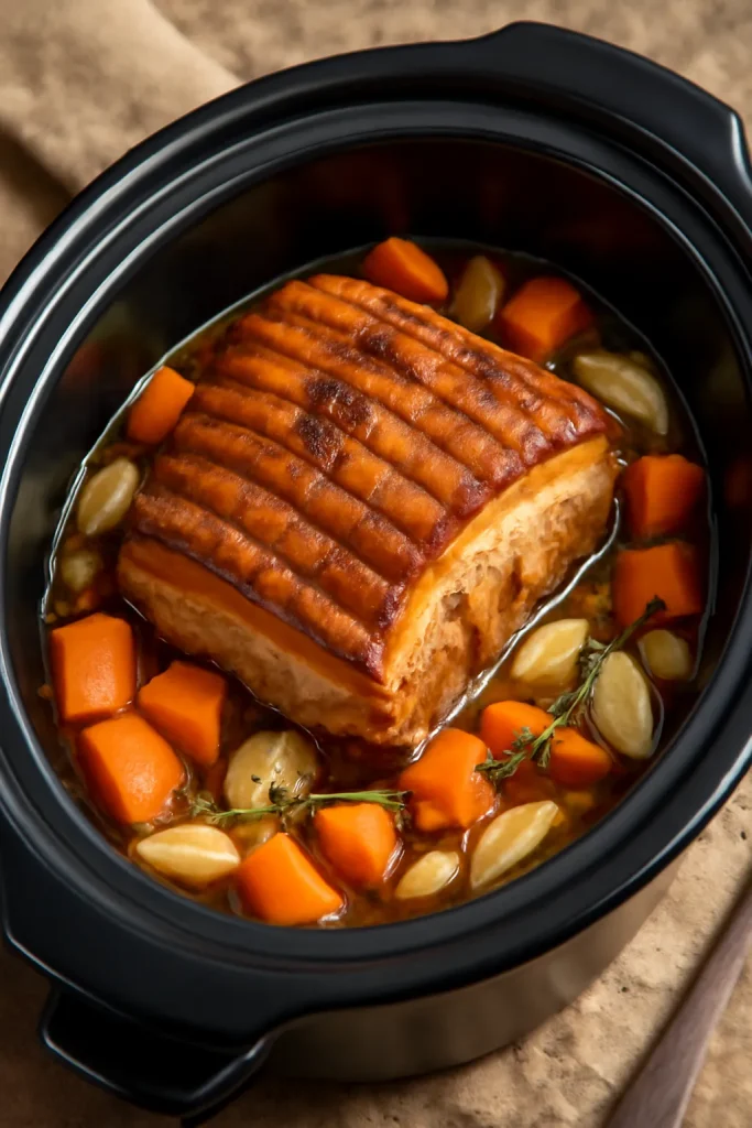 Pork Belly Roast Slow Cooker
