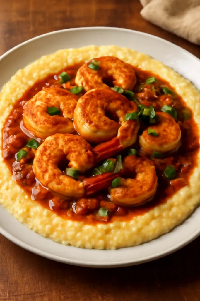 Spicy Southern Shrimp and Grits